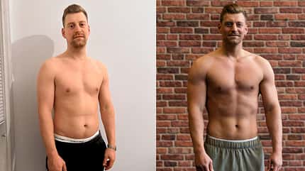 Was für ein Unterschied: In nur 8 Wochen hat Benka massiv an Bauchfett verloren und an Muskeln zugenommen. Wahnsinn! Was für ein Unterschied: In nur 8 Wochen hat Benka massiv an Bauchfett verloren und an Muskeln zugenommen. Wahnsinn!