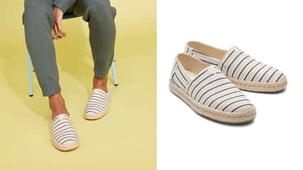 Espadrilles sommer streifen