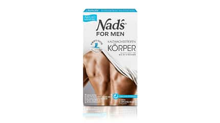 Rückenhaare entfernen / Sommer 2024 / Nads for Men Kaltwachsstreifen