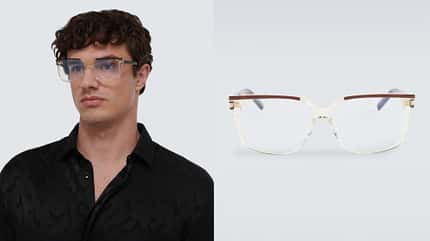 Brille, Eckig, Saint Laurent