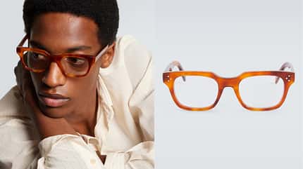 Oval, Brille