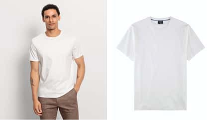 T-Shirt Männer weiß