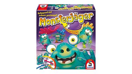 Begebe dich auf eine spannende Jagd mit Monsterjäger von Schmidt Spiele.