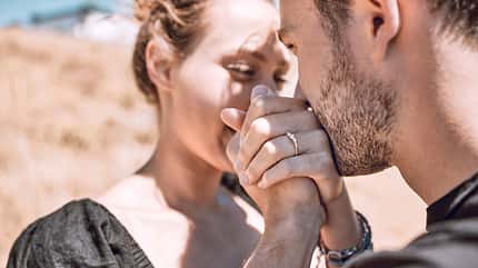 romance,couple,engagement,friendship,hands,ring,caucasian,happy, Engagement,,Love,And,Romance,With,Couple,Proposal,And,Save,The