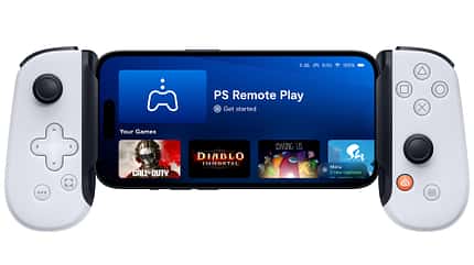 Der Handy-Controller Backbone One verwandelt das Smartphone in eine Art Handheld Der Handy-Controller Backbone One verwandelt das Smartphone in eine Art Handheld