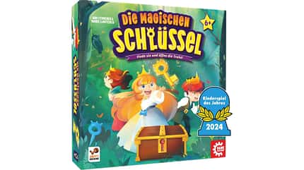 Geh auf Schlüsseljagd mit dem Kinderspiel des Jahres 2024. Geh auf Schlüsseljagd mit dem Kinderspiel des Jahres 2024.