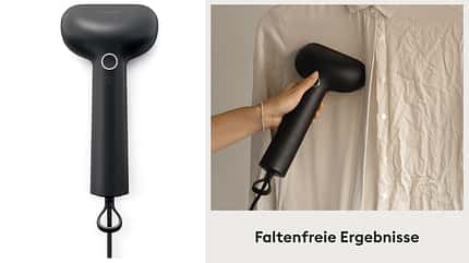 Der Steamery ist die perfekte Lösung für alle, die keine Lust auf bügeln haben. Der Steamery ist die perfekte Lösung für alle, die keine Lust auf bügeln haben.