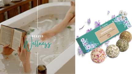 Die Badebomben machen das Bad zur Wellness-Oase. Die Badebomben machen das Bad zur Wellness-Oase.
