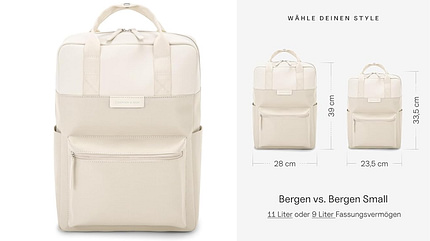 Wickelrucksack von Kapten and Son Wickelrucksack von Kapten and Son