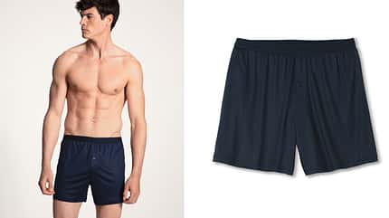 Shorts aus nachhaltigem, kompostierbarem Tencel von CALIDA, um 50 €
Shorts aus nachhaltigem, kompostierbarem Tencel von CALIDA, um 50 €