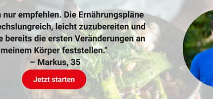 Markus, 35, lobt die einfache Umsetzung und sichtbare Erfolge des Ernährungsplans.