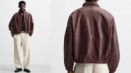 ZARA Lederjacke