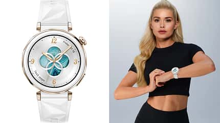 Huawei Watch GT 5 Pro aus Titan und Keramik. Huawei Watch GT 5 Pro aus Titan und Keramik.