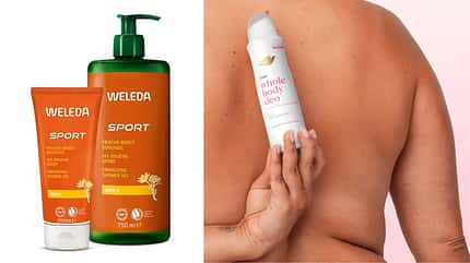 Die Produkte von Weleda und Dove sorgen für den perfekten Firschekick. Die Produkte von Weleda und Dove sorgen für den perfekten Firschekick.