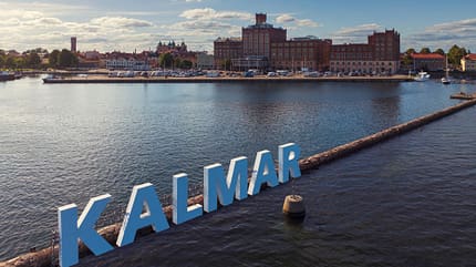 Kalmar an der Seeküste in Schweden Kalmar an der Seeküste in Schweden
