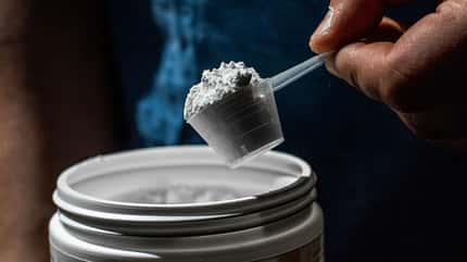 supplement powder,protein shake,creatine powder,creatine,scoopin Man,Scooping,Preparing,Sport,Supplement,Creatine,Powder,From,Container
