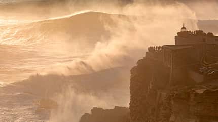 Biggest Wave In The World, Nazare, Portugal