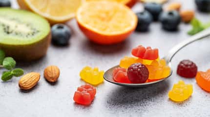 Kaubare Vitamine und Früchte