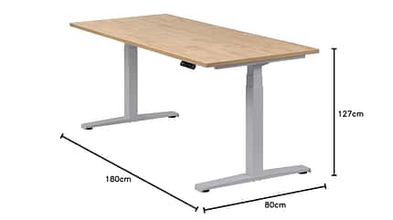boho office® Höhenverstellbarer Schreibtisch