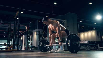 muscular,strength,weight lifting,barbell,body,fit,exercises,fitn Sporty,Man,Bodybuilder,Or,Powerlifter,Exercising,Deadlift,With,Barbell,On