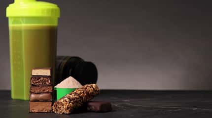 Proteinriegel mit Shaker Proteinriegel mit Shaker