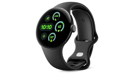 Google Pixel Watch 3 auf weißem Hintergrund Google Pixel Watch 3 auf weißem Hintergrund