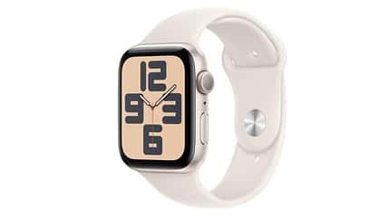 Apple Watch SE auf weißem Hintergrund Apple Watch SE auf weißem Hintergrund