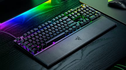 Bei der Razer Huntsman V3 Pro 8KHz ist besonders auf Speed getrimmt