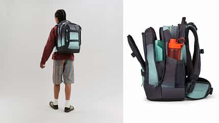 Der Satch Pack bietet viel Stauraum und ergonomischen Tragekomfort für ältere Schüler:innen.