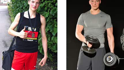 Alexander hat 20 Kilo reine Muskelmasse zugelegt Alexander hat 20 Kilo reine Muskelmasse zugelegt