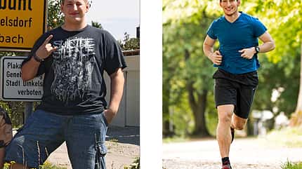 Max hat 45 Kilo abgenommen Max hat 45 Kilo abgenommen