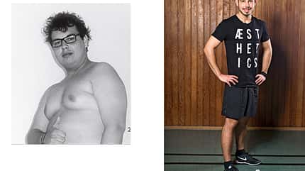 Jan hat 45 Kilo abgenommen Jan hat 45 Kilo abgenommen