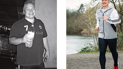 Ronney hat abgenommen: vorher wog er 122 kg, 7 Monate später 88 kg Ronney hat abgenommen: vorher wog er 122 kg, 7 Monate später 88 kg