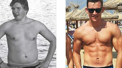 Tom hat 18 Kilo abgenommen Tom hat 18 Kilo abgenommen