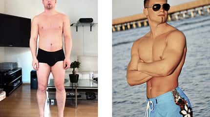 Bernd hat abgenommen: vorher wog er 81 und nachher 71 Kilo Bernd hat abgenommen: vorher wog er 81 und nachher 71 Kilo