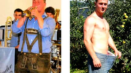 Peter hat 26 Kilo abgenommen Peter hat 26 Kilo abgenommen