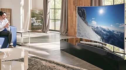 Der "JS9090"-TV von Samsung Der "JS9090"-TV von Samsung
