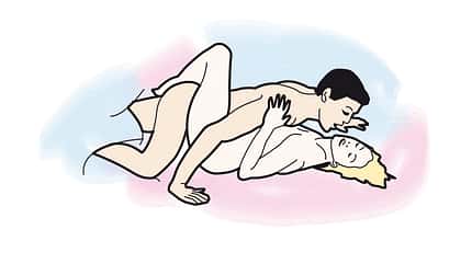 Sexstellung Nr. 28: Die Schenkelklammer Sexstellung Nr. 28: Die Schenkelklammer