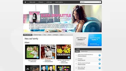 Musik-Streaming-Dienste im Test: Simfy Musik-Streaming-Dienste im Test: Simfy