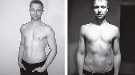 Vorher-Nachher-Bilder nach 100 Tage Bodyweight-Training Vorher-Nachher-Bilder nach 100 Tage Bodyweight-Training