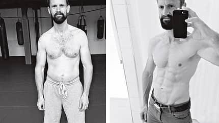 Vorher-Nachher-Bilder nach 100 Tage Bodyweight-Training Vorher-Nachher-Bilder nach 100 Tage Bodyweight-Training