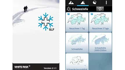 Top-Apps für die Piste: White Risk-App Top-Apps für die Piste: White Risk-App