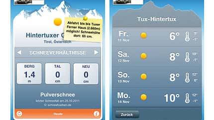Die 13 Top-Winter-Apps Die 13 Top-Winter-Apps