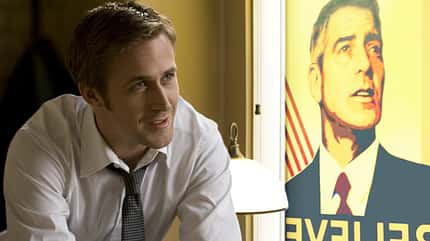 Ryan Gosling und George Clooney verkaufen beim Kampf ums US-Präsidentenamt ihre Seele. Ryan Gosling und George Clooney verkaufen beim Kampf ums US-Präsidentenamt ihre Seele.