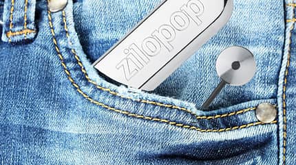 Frischer Atem unterwegs mit Zilopop Edelstahl-Lutscher Frischer Atem unterwegs mit Zilopop Edelstahl-Lutscher