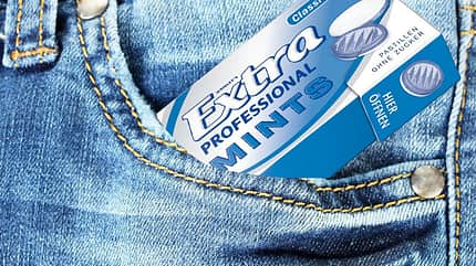 Frischer Atem unterwegs mit Extra Professional Mints Frischer Atem unterwegs mit Extra Professional Mints