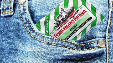 Frischer Atem unterwegs mit Frisherman´s Friend Mint Frischer Atem unterwegs mit Frisherman´s Friend Mint