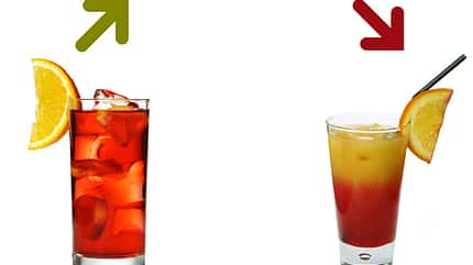 Beim Kalorienduell heißt es lieber Campari-Soda als Campari-Orange Beim Kalorienduell heißt es lieber Campari-Soda als Campari-Orange