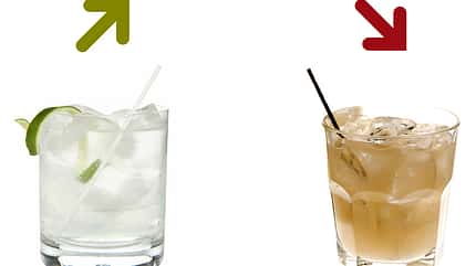 Beim Kalorienduell heißt es lieber Gin Tonic als Greyhound Beim Kalorienduell heißt es lieber Gin Tonic als Greyhound