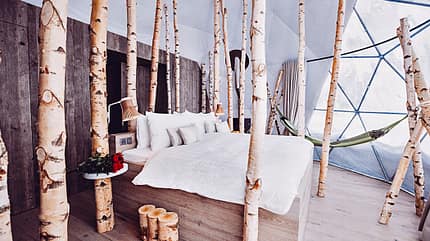 Hotelzimmer aus Holz Hotelzimmer aus Holz